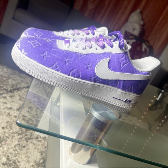 Purple and White Sneakers